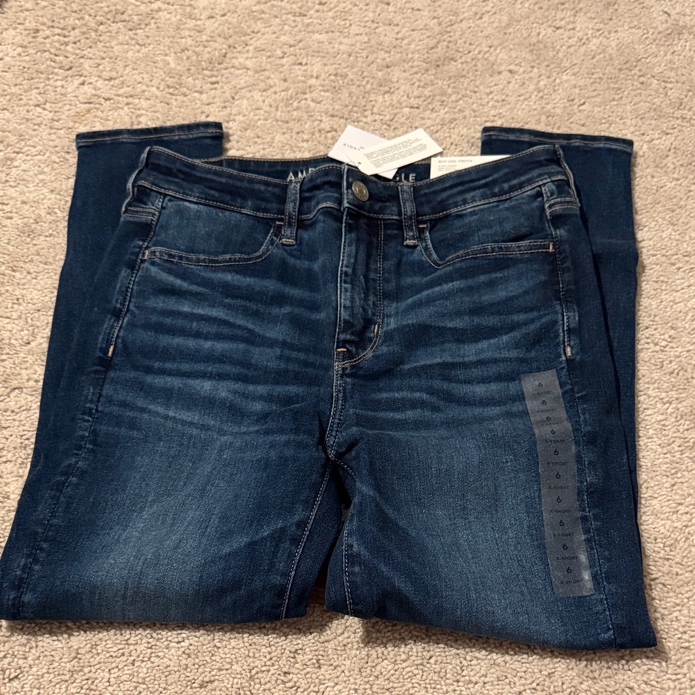 American eagle hi rise jegging 6xs
